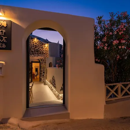 Santorini Cave Kontochori Feriehus *